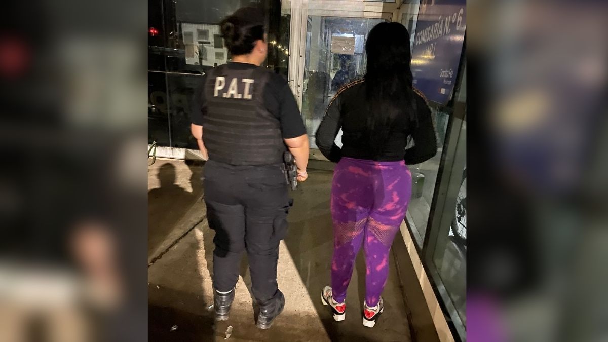 En medio de un control vehicular