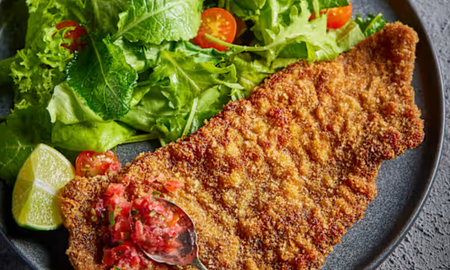 Receta de milanesas de carne picada. Receta de milanesas de carne picada.
