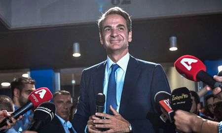 El primer ministro griego, Kyriakos Mitsotakis. El primer ministro griego, Kyriakos Mitsotakis.
