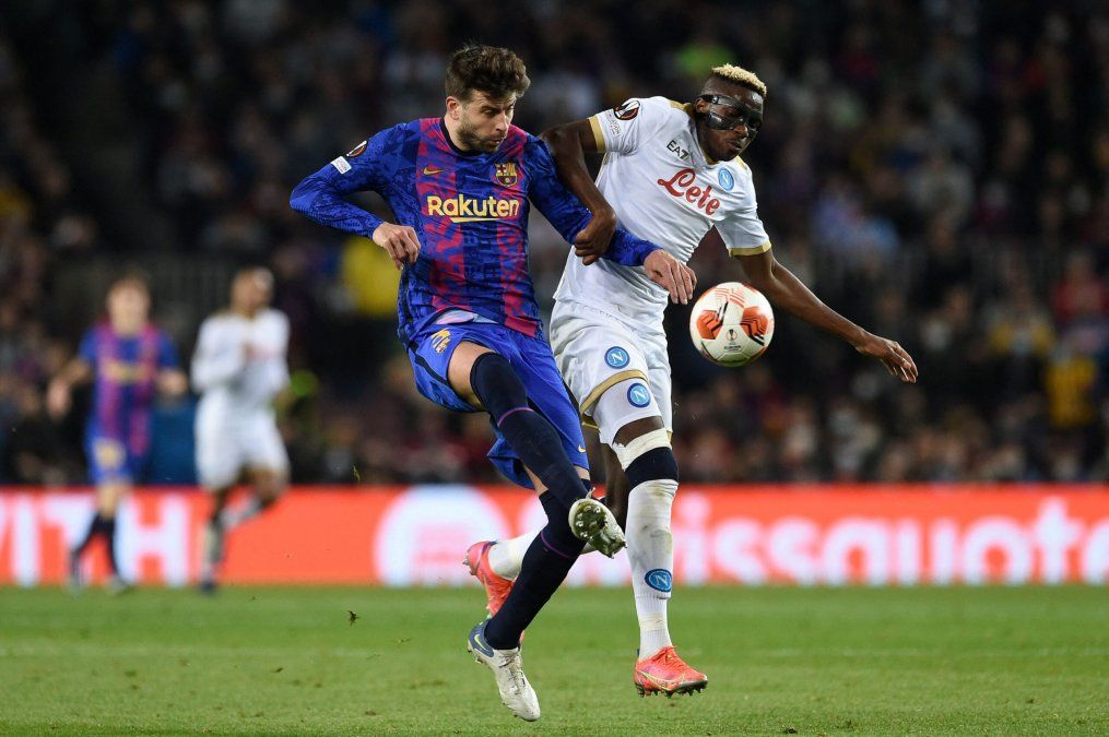 Napoli y Barcelona definirán mañana el pase a los octavos de final en la Liga de Europa