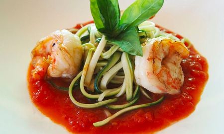 Estos fideos de zucchini se preparan en minutos y no tienen harina. Estos fideos de zucchini se preparan en minutos y no tienen harina.