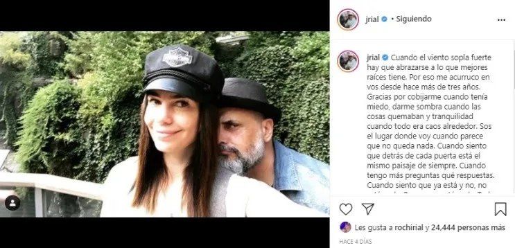 La reacción de Rocío Rial en la foto de Jorge con Romina Pereiro.