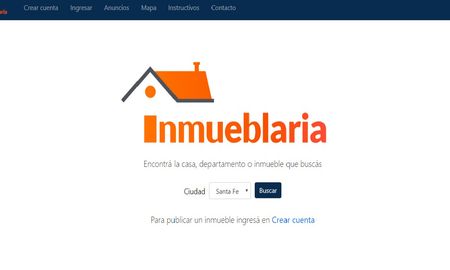 Inmueblaria: el sitio, que se puso en marcha este lunes, tiene como objetivo agilizar la búsqueda de inmuebles en la ciudad. Inmueblaria: el sitio, que se puso en marcha este lunes, tiene como objetivo agilizar la búsqueda de inmuebles en la ciudad.