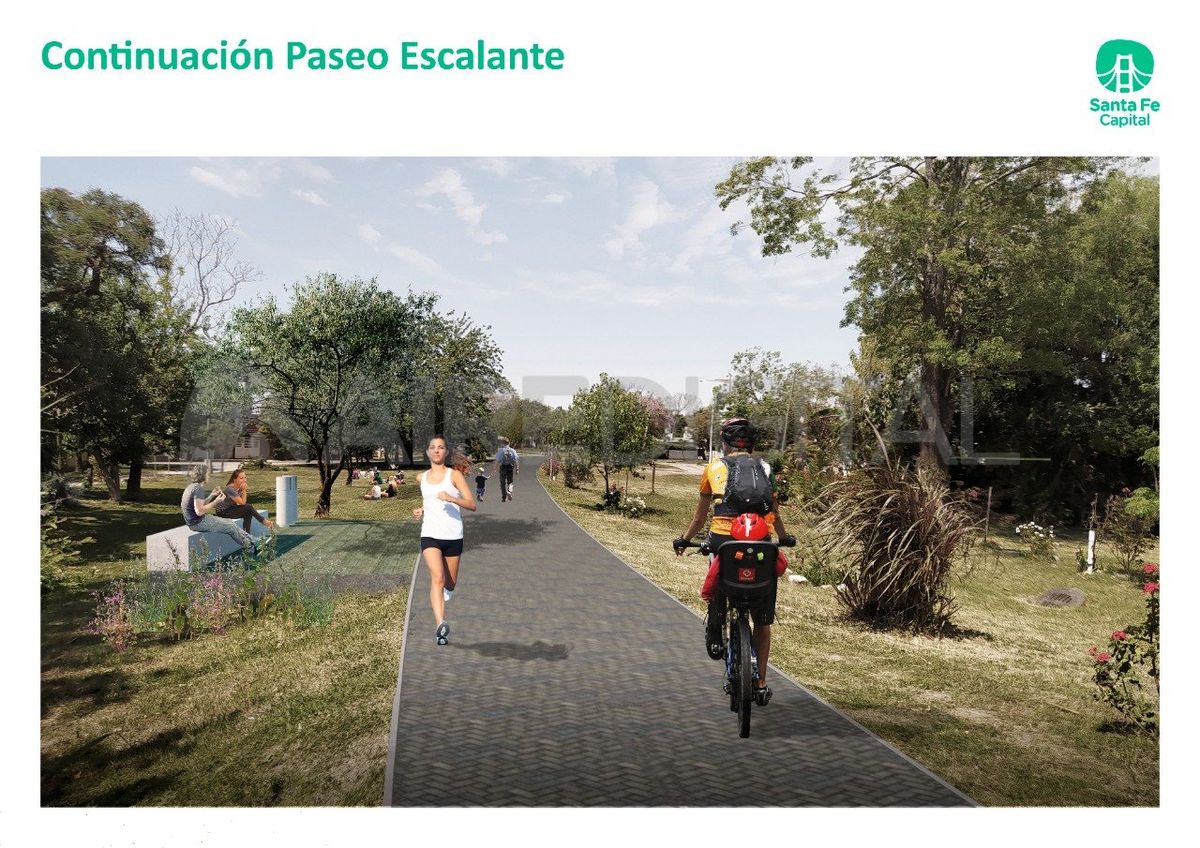 El “Proyecto Integral Plaza Charles Chaplin y Paseo Escalante” es una intervención de recuperación y puesta en valor de los espacios verdes en las infraestructuras del ferrocarril.