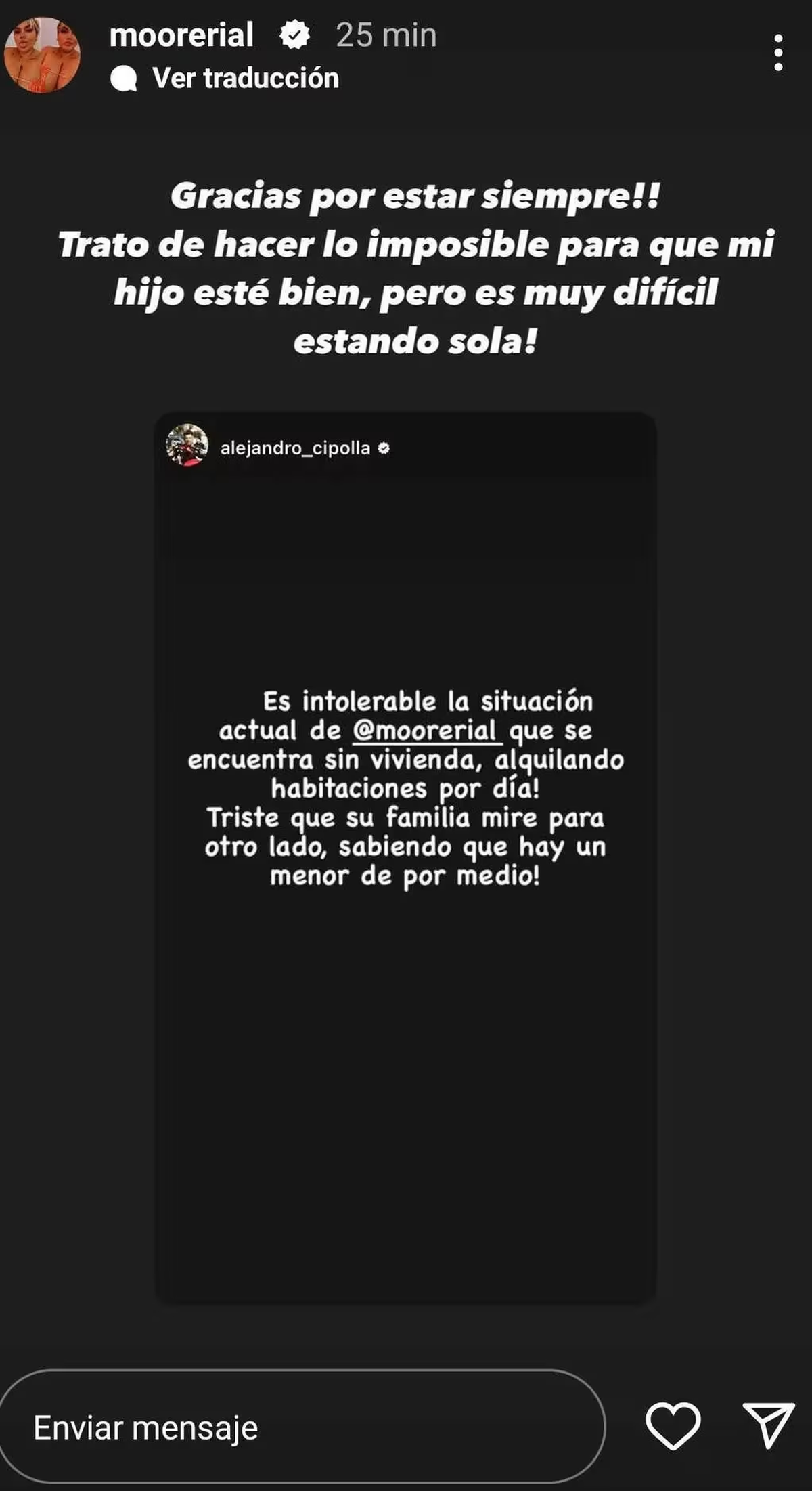 More Rial vía Instagram. More Rial vía Instagram.