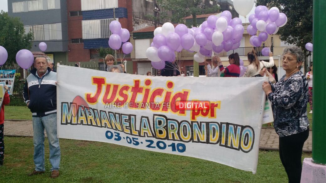 8 años sin Marianela Brondino: realizaron la tradicional suelta de globos