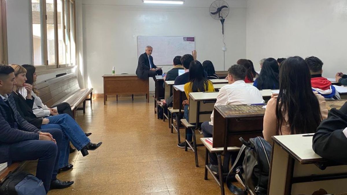 La foto fue captada por un alumno de la cátedra.&nbsp;