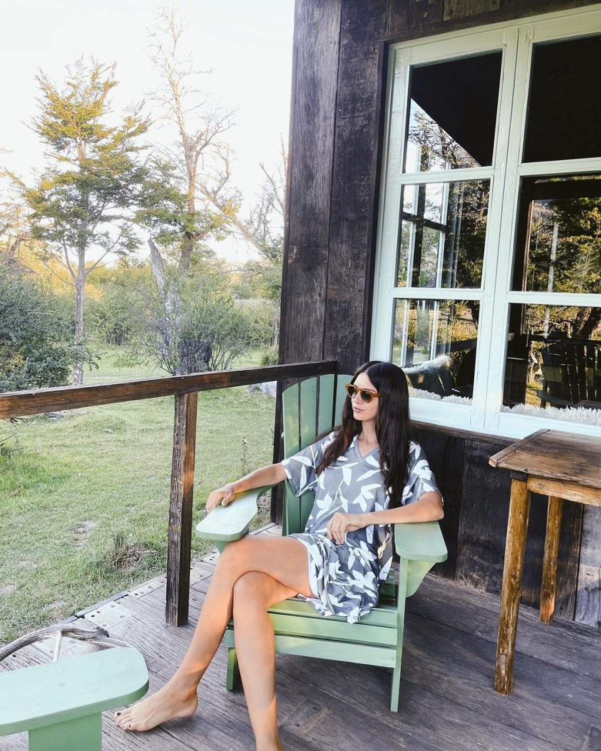 La increíble cabaña de Zaira Nara y Jakob von Plessen en la Patagonia