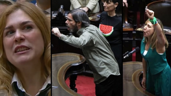 Cruce a los gritos entre Myriam Bregman y Lilia Lemoine durante la jura en Diputados: