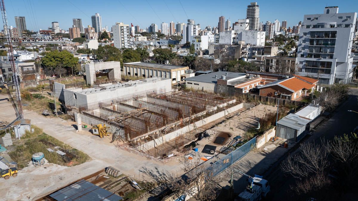 La construcción de la nueva planta potabilizadora de Santa Fe tiene aproximadamente un 20% de avance en estos momentos.