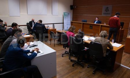 La audiencia imputativa se desarrolló en la sala 1 de los tribunales santafesinos La audiencia imputativa se desarrolló en la sala 1 de los tribunales santafesinos