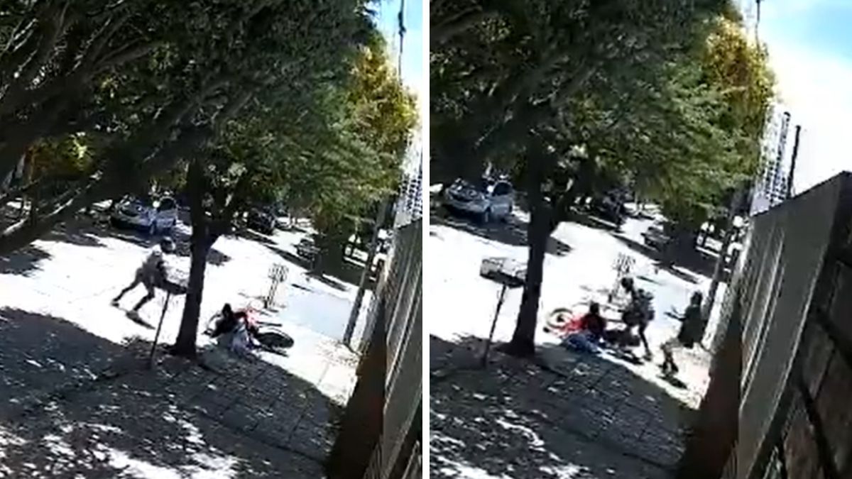 El vecino intervino para proteger a la joven durante el intento de robo.