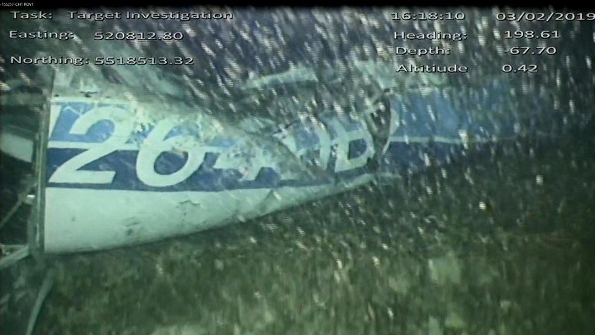 Caso Emiliano Sala: desaparecieron los restos del avión