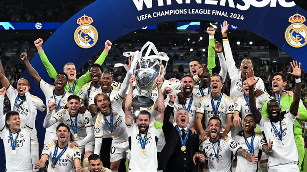 Real Madrid campeón de la Champions League: ganó su decimoquinta copa.