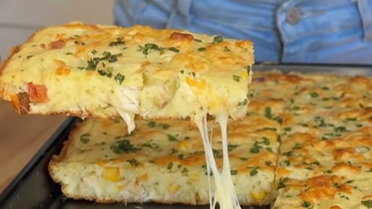 Pastel de pollo increíblemente cremoso.