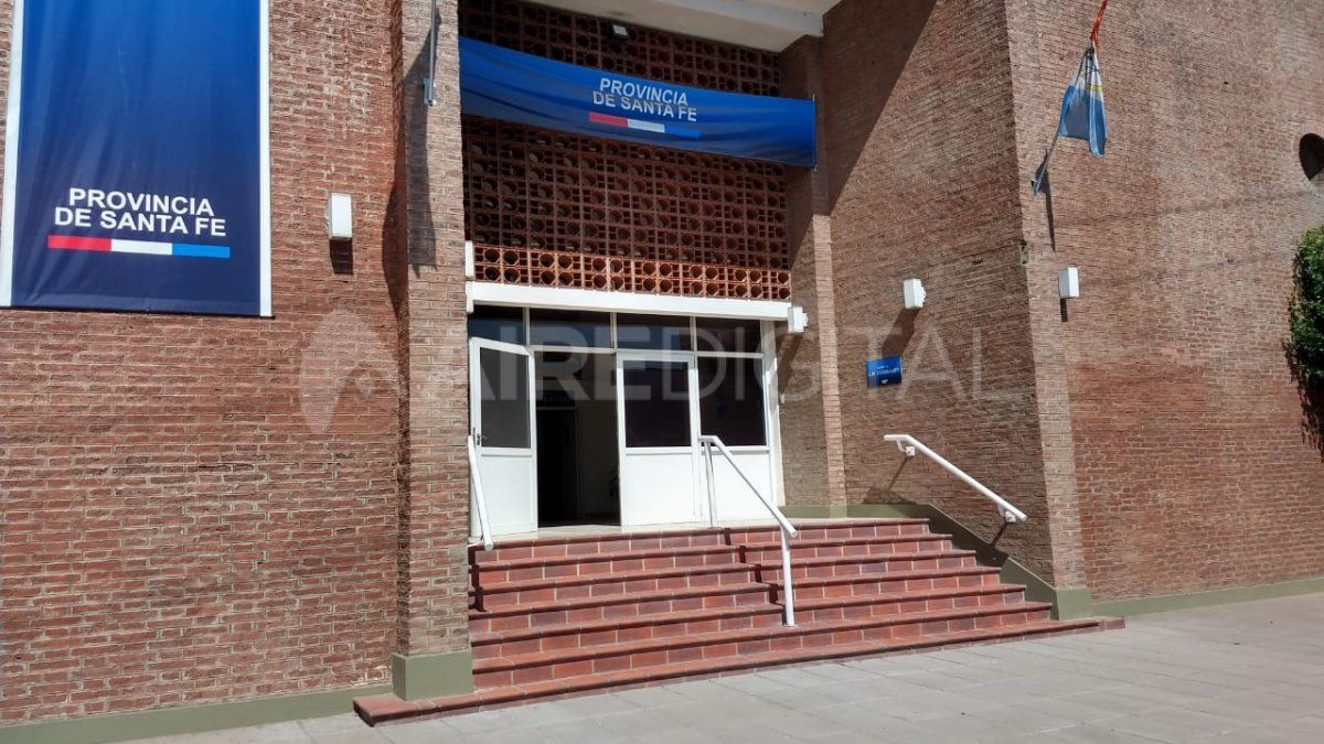 Así luce el ingreso al viejo Hospital Iturraspe luego de su reapertura. 