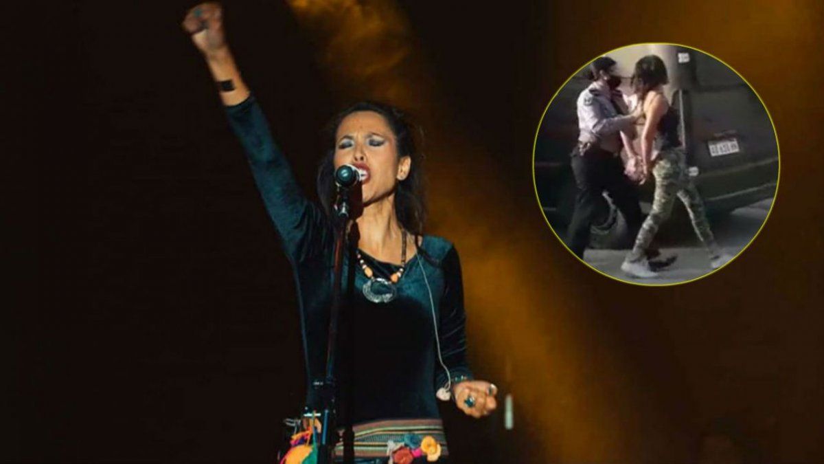 Así detuvieron a Roxana Carabajal tras salir en defensa de chicos que jugaban al fútbol