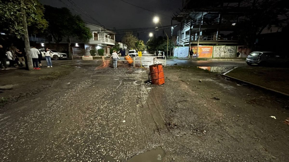 Las obras generaron inconvenientes en la transitabilidad de los vecinos de Candioti Sur.