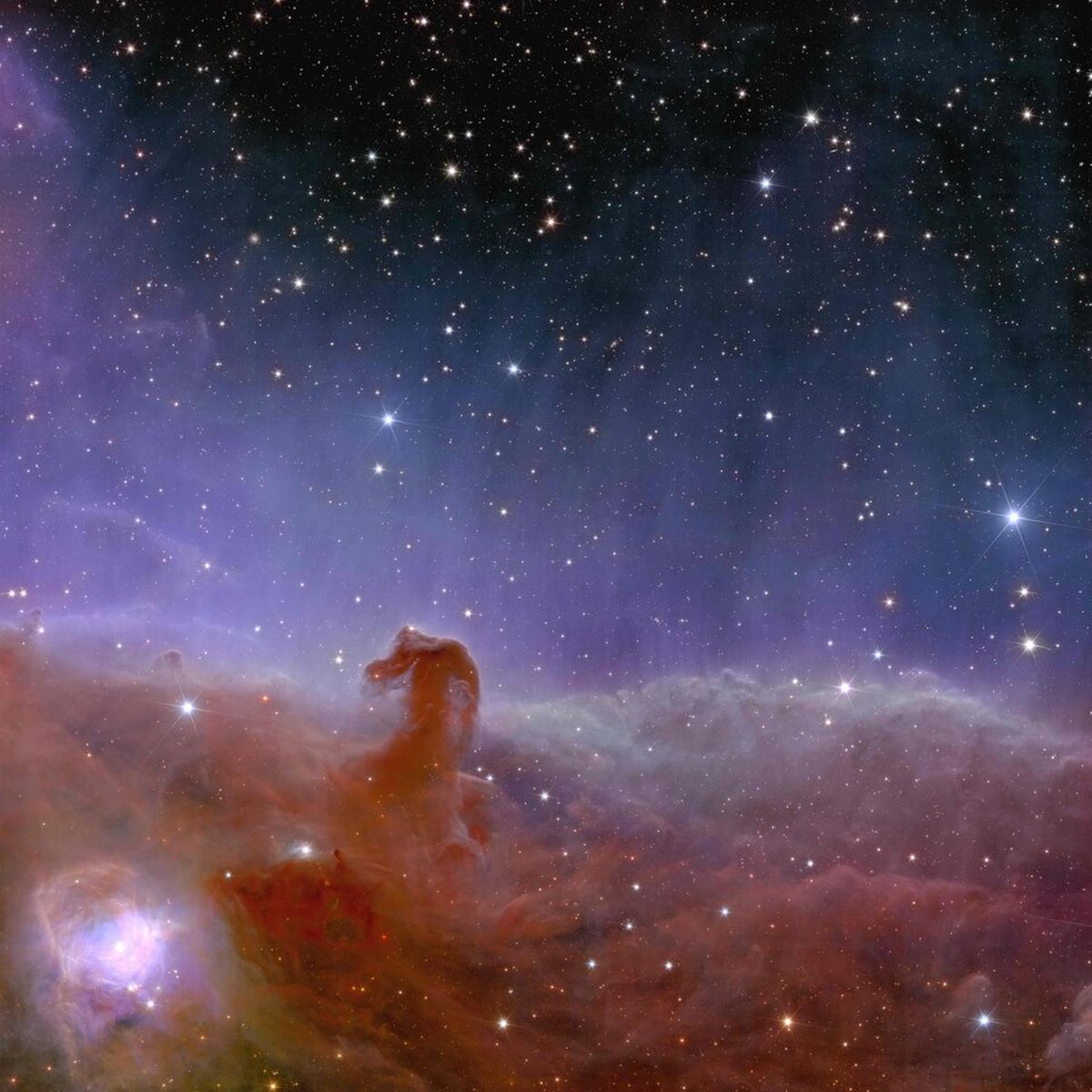 Vista de Euclides de la Nebulosa Cabeza de Caballo. Vista de Euclides de la Nebulosa Cabeza de Caballo.