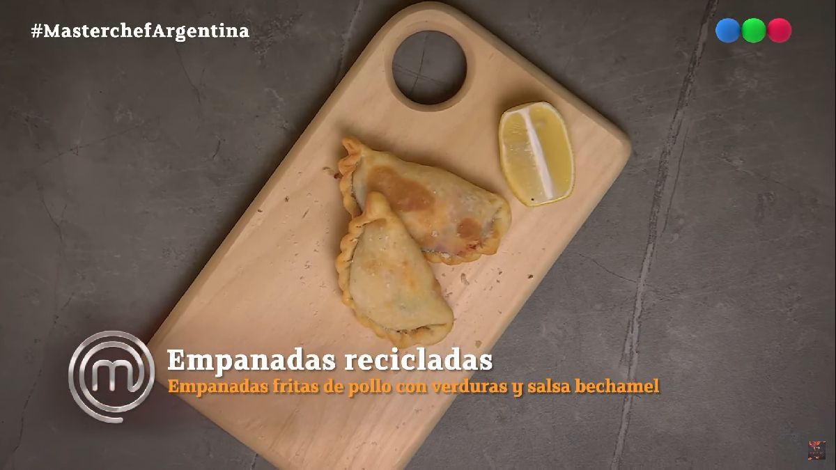 La participante de MasterChef presentó unas empanadas fritas de pollo. 