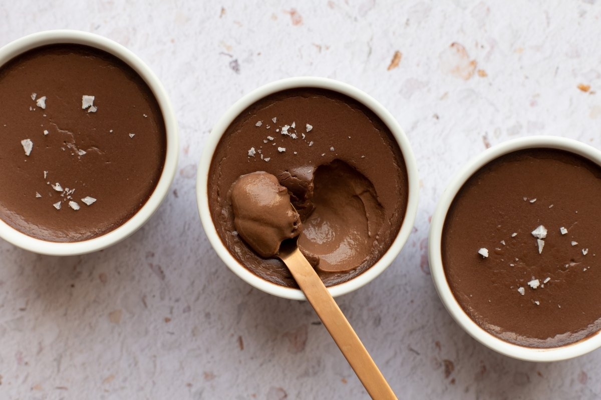 Un postre de chocolate perfecto para la cena. Un postre de chocolate perfecto para la cena.