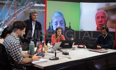 El teniente Horacio Lauría y el sargento Raimundo Viltes se emocionaron en la entrevista con Luis Mino en AIRE. El teniente Horacio Lauría y el sargento Raimundo Viltes se emocionaron en la entrevista con Luis Mino en AIRE.