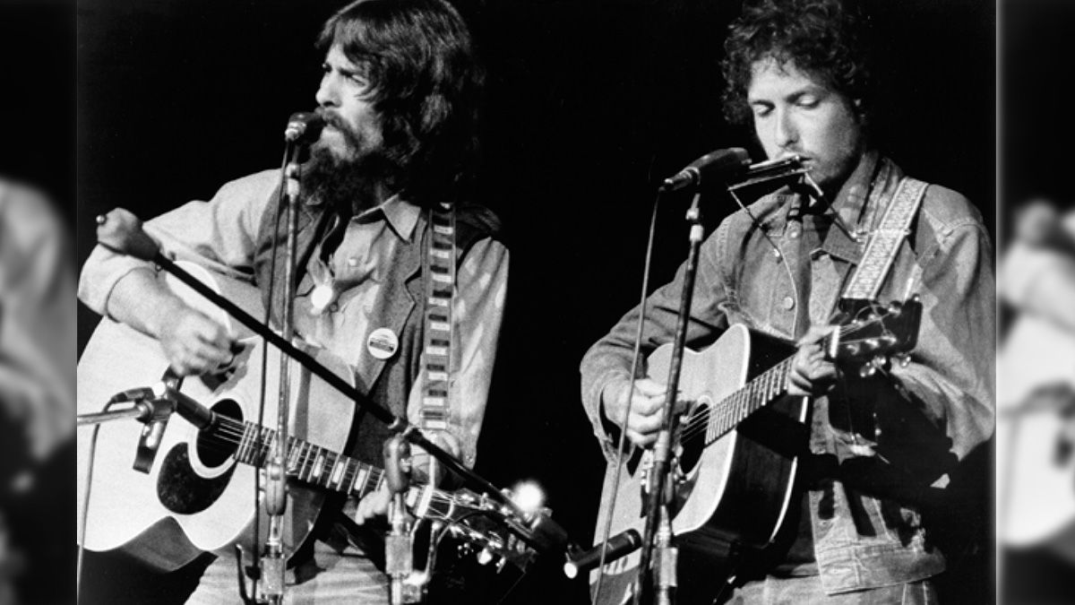 George Harrison y Bob Dylan compartieron escenario varias veces, y a fines de los 80
