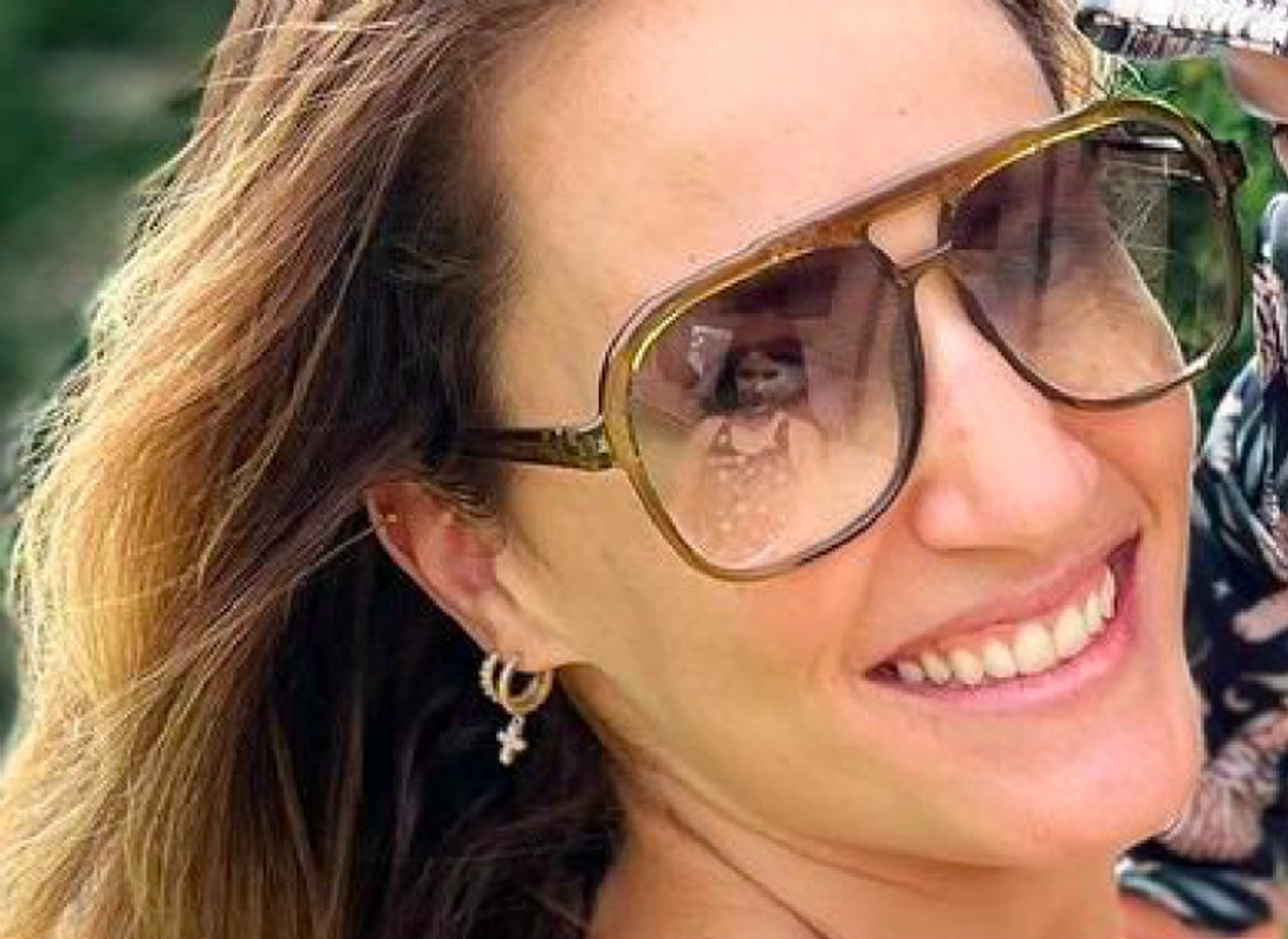 Mica Viciconte subió una foto en donde se veía la silueta de una persona.