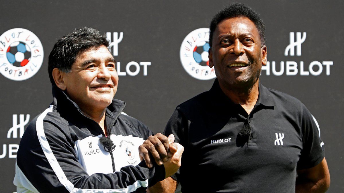 El emocionante mensaje de Pelé para Maradona