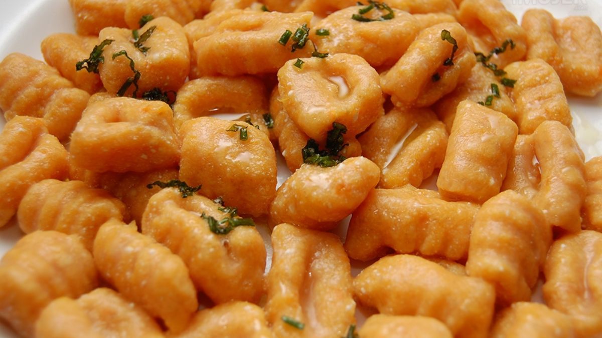 Receta de ñoquis de boniato rellenos, una opción deliciosa y sin TACC Receta de ñoquis de boniato rellenos, una opción deliciosa y sin TACC 