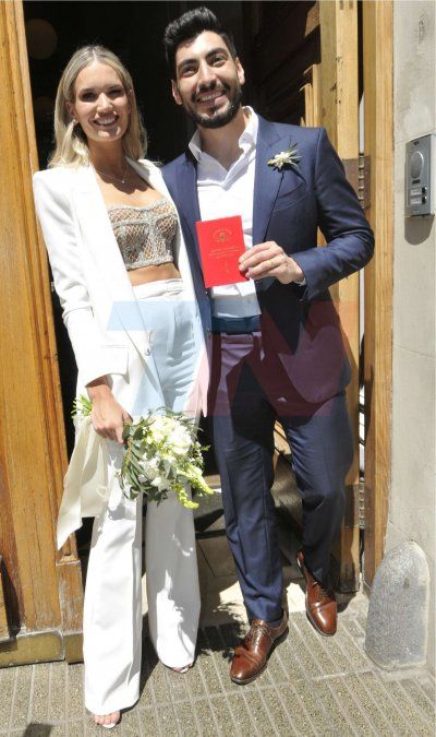 Los looks que eligieron Facundo Moyano y Eva Bargiela para su casamiento