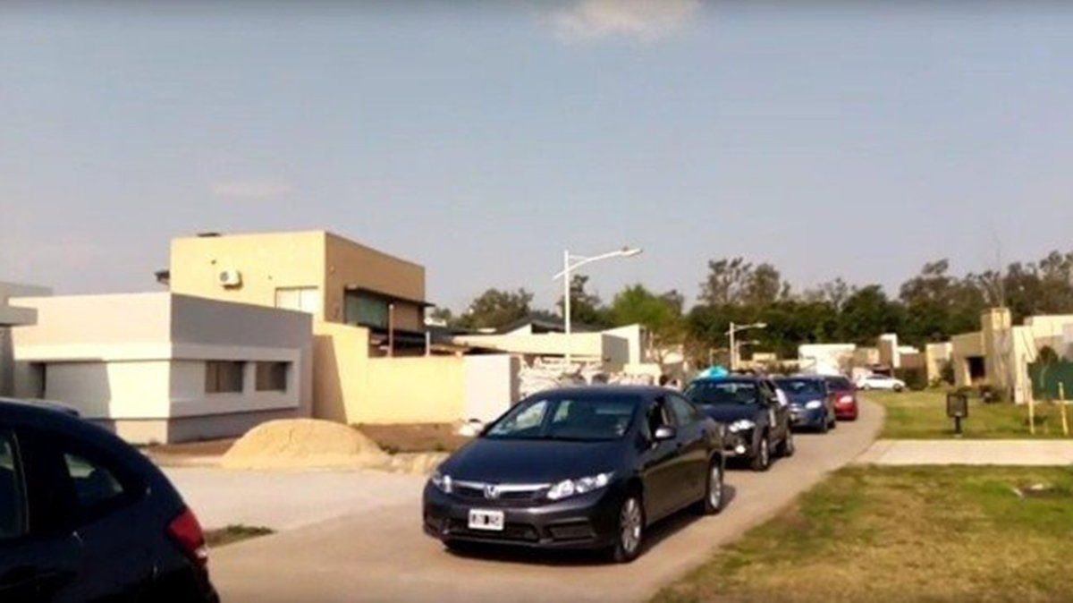Protestas en la casa de Lorenzetti
