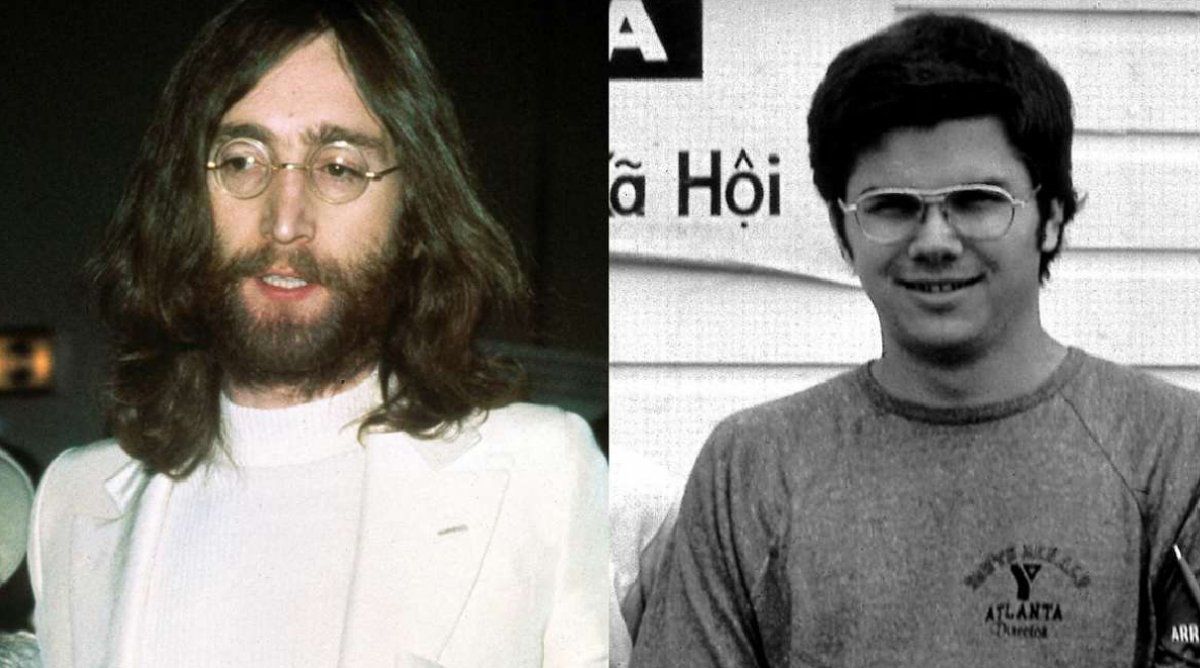 Mark Davis Chapman y John Lennon.