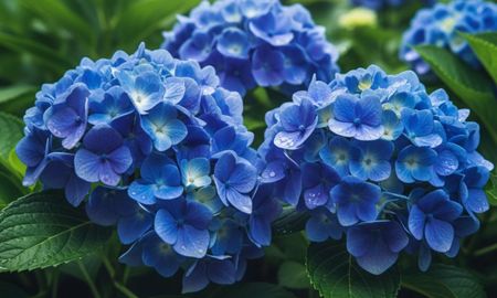 Flor azul. Flor azul.