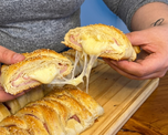 Pan casero relleno y trenzado: la receta viral. Pan casero relleno y trenzado: la receta viral.