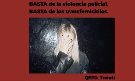 Treinti, reconocida fotógrafa trans, fue atropellada por un patrullero en Ciudad Evita. Amigos y artistas reclaman que la Justicia identifique a los policías involucrados y difunda el estado de la causa. Treinti, reconocida fotógrafa trans, fue atropellada por un patrullero en Ciudad Evita. Amigos y artistas reclaman que la Justicia identifique a los policías involucrados y difunda el estado de la causa.