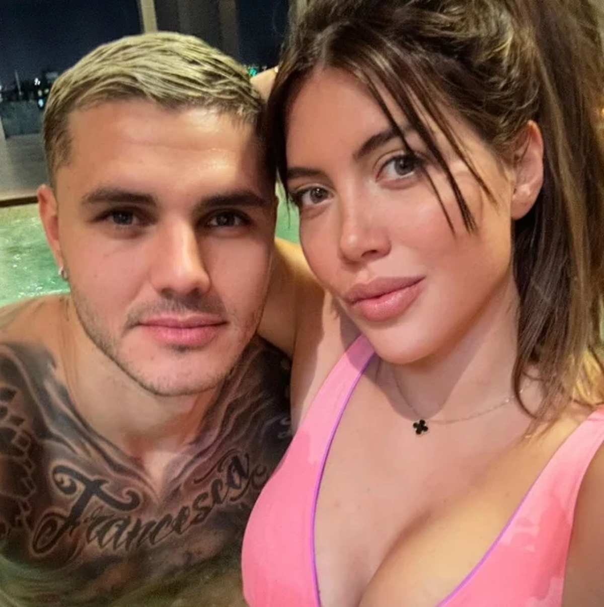 Mauro Icardi le dedicó un posteo a Wanda Nara en honor a su décimo aniversario.