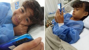 Paulina, la niña de Sauce Viejo trasplantada de riñón sufrió una recaída: 