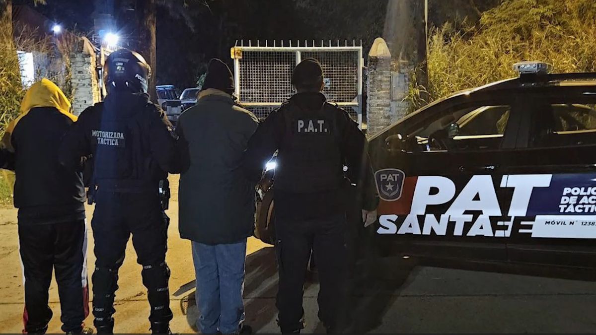 En un allanamiento en una vivienda de barrio Santa Rita