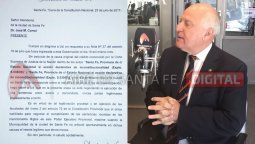 Lifschitz le respondió a Corral por los fondos de Nación Lifschitz le respondió a Corral por los fondos de Nación