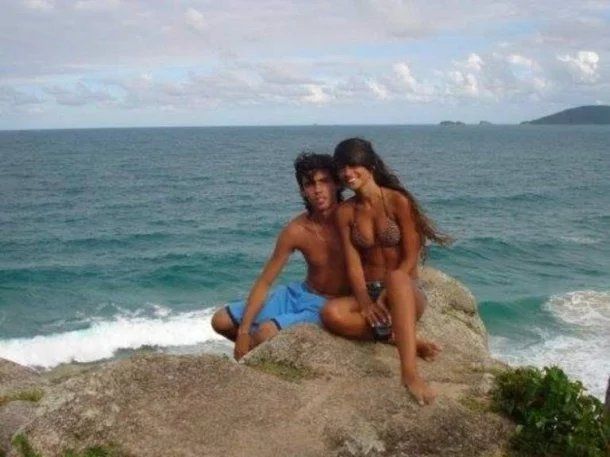 Antonela Roccuzzo y su ex novio.