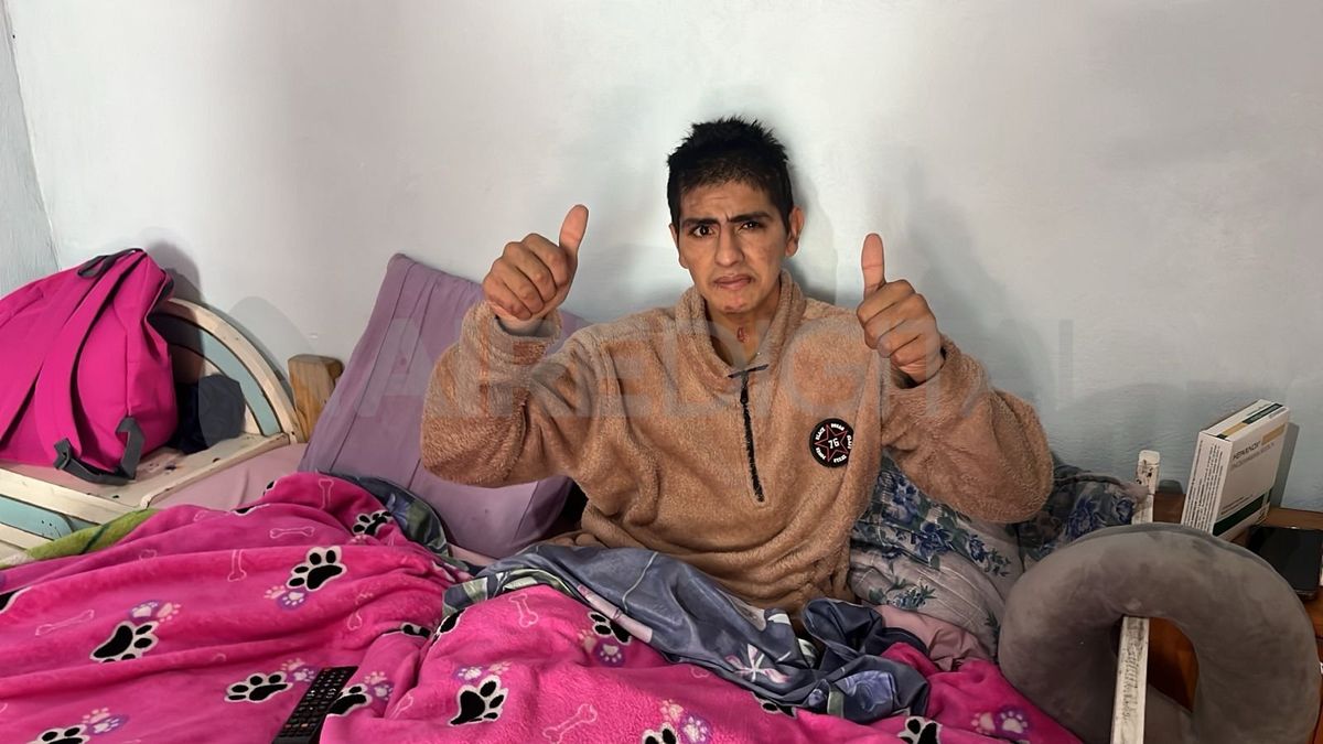 Jonatan Barrios se recupera en su casa de Monte Vera