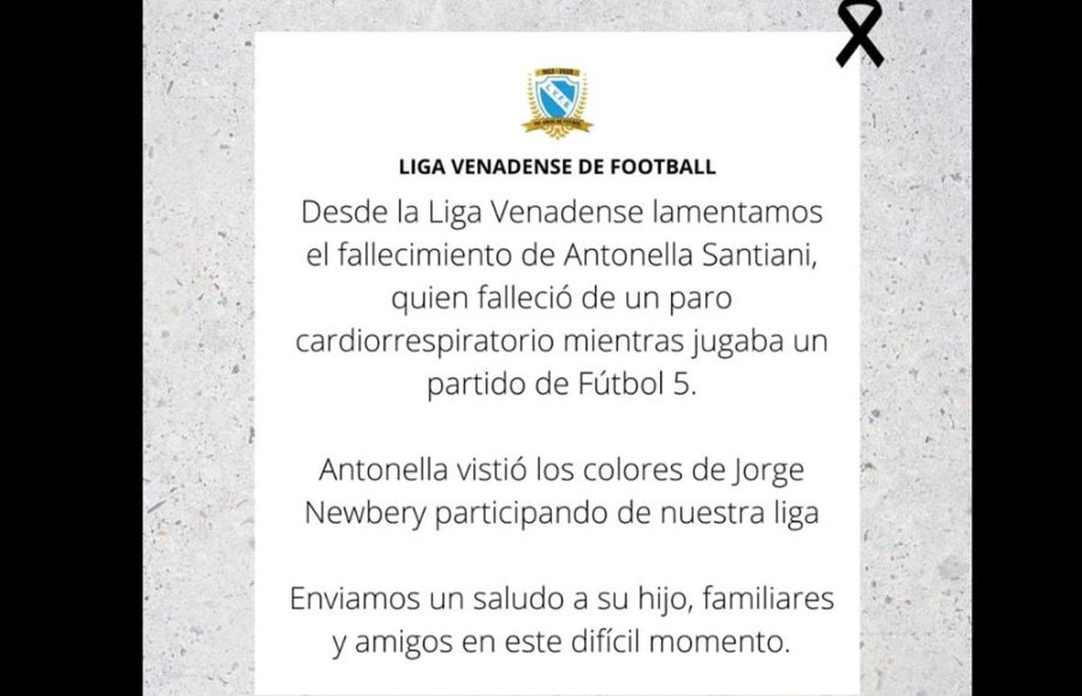 Comunicado de la Liga Venadense de fútbol. Comunicado de la Liga Venadense de fútbol.