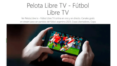 Qué es Pelota Libre, la nueva página que apareció tras el cierre de Fútbol Libre