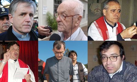 Arriba: Julio César Grassi, Ladislao Chomin, Justo Ilarraz. Abajo: Juan Escobar Gaviria, Mario Sasso, Domingo Pacheco. Arriba: Julio César Grassi, Ladislao Chomin, Justo Ilarraz. Abajo: Juan Escobar Gaviria, Mario Sasso, Domingo Pacheco.