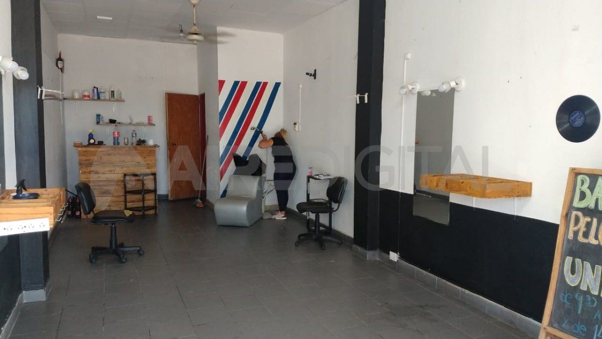 Se llevaron todo de la barbería