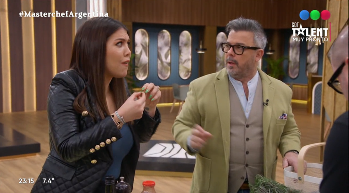 Wanda Nara se enojó con Rodolfo de MasterChef. Wanda Nara se enojó con Rodolfo de MasterChef.