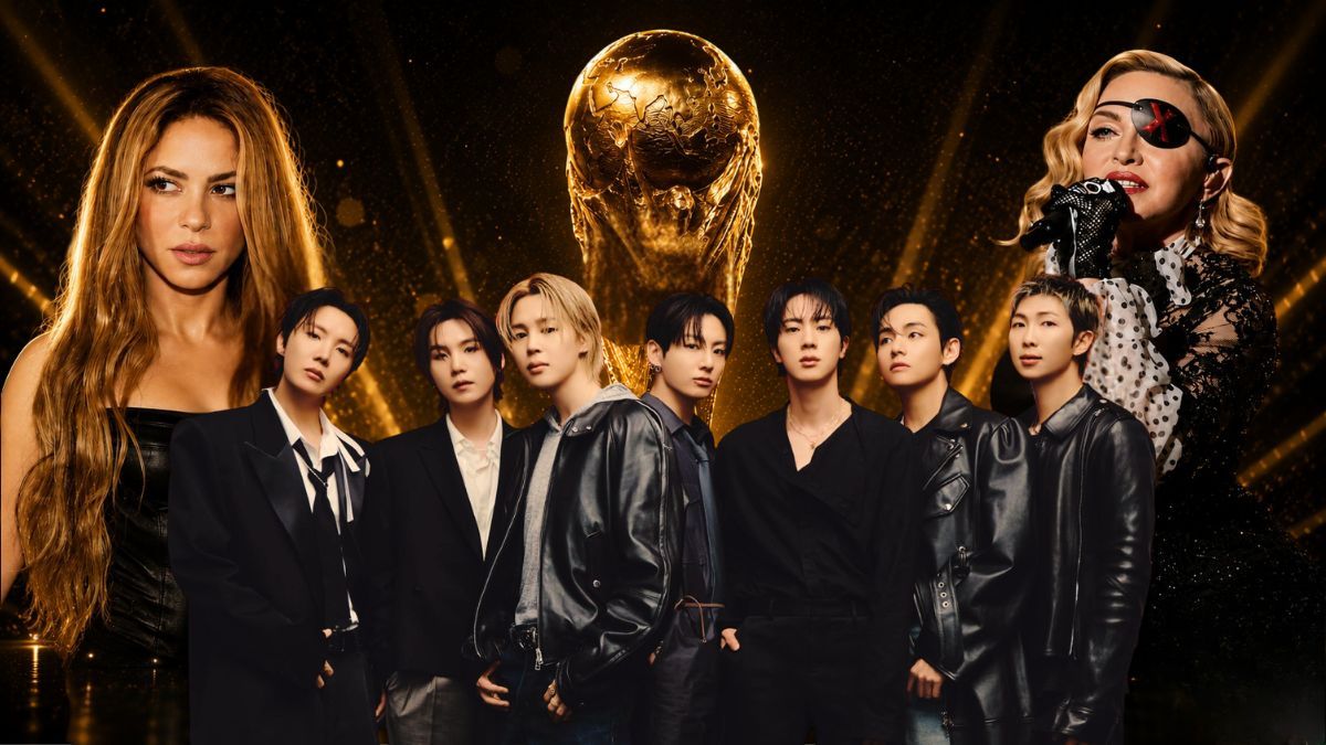 La final del Mundial 2026 tendrá el primer show de medio tiempo de su historia y contará con las presentaciones de BTS, Shakira y Madonna.