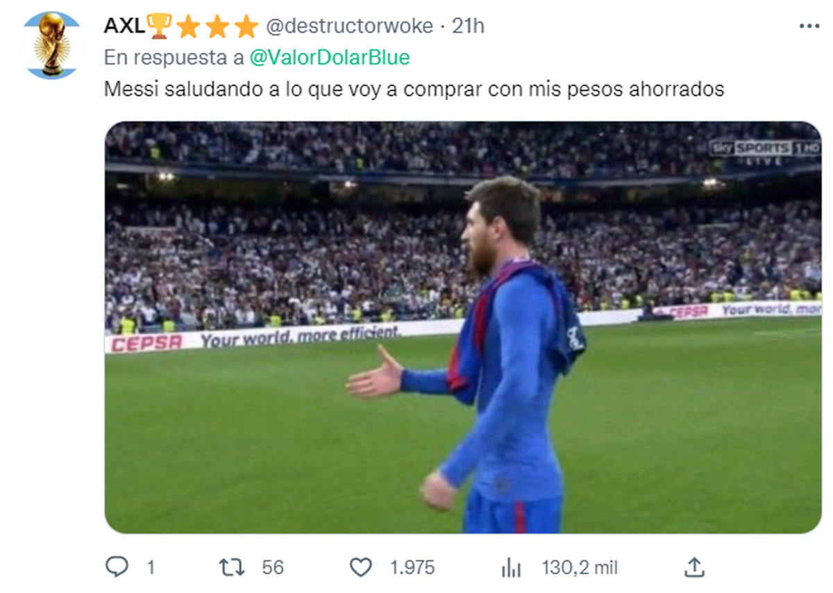 Los mejores memes de los usuarios por el dólar a $3000