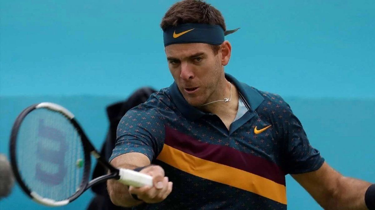 Juan Martín del Potro sufrió dolores en la rodilla derecha y se hará estudios para descartar una nueva lesión